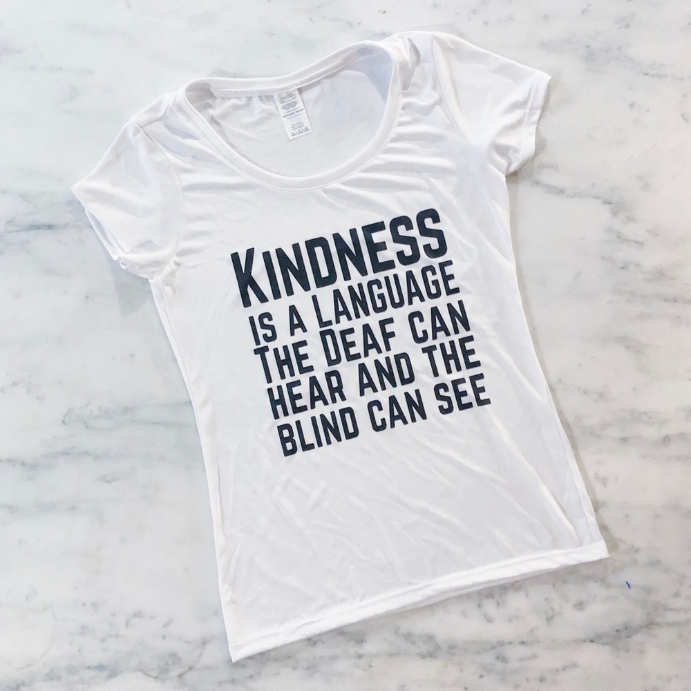 Kindness is a Language T Shirt - Picture 6 of 10